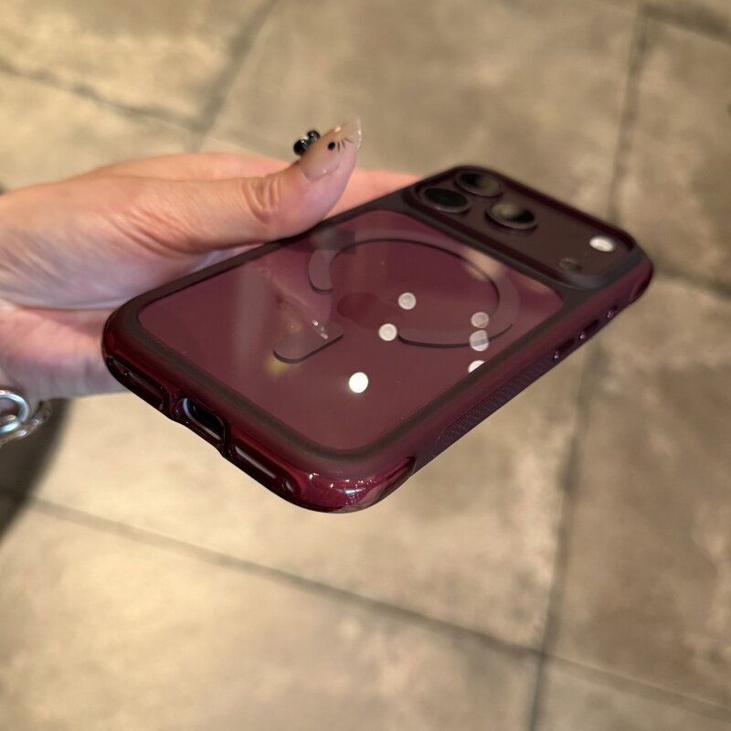 Clear Shockproof Bumper Case - Luxury Airbag Shockproof Clear Magnetic Case