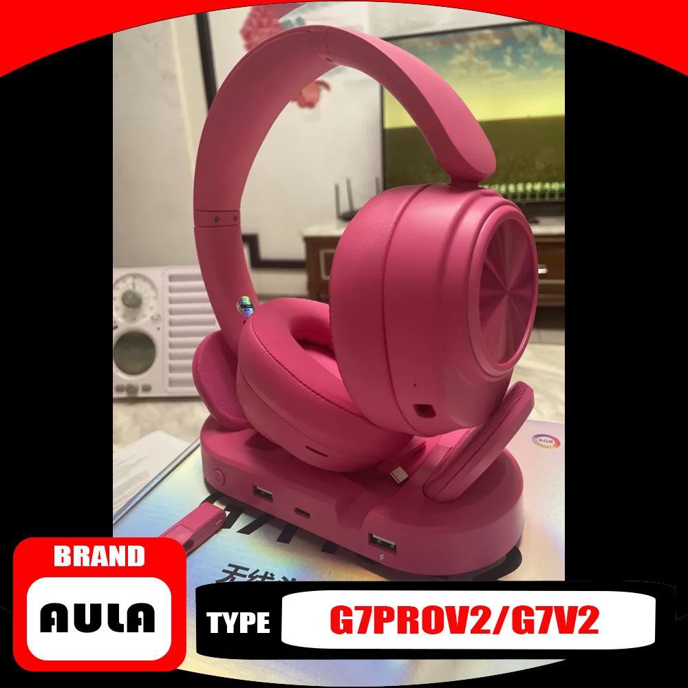Earphones - AULA G7 Pro V2 Over-Ear Headphones