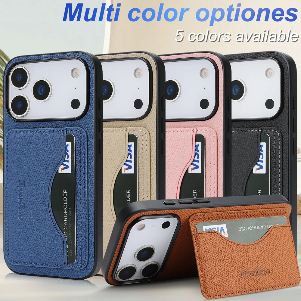 Leather Case Cards Bag Kicksta - Leather Wallet Card Holder Phone Cover ulasan dan harga
