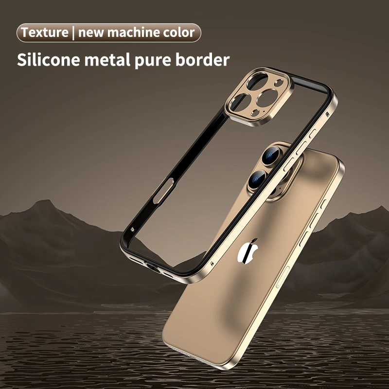 Camera Protection + Hybrid Sil - Metal Bumper Aluminum Frame Case ulasan dan harga