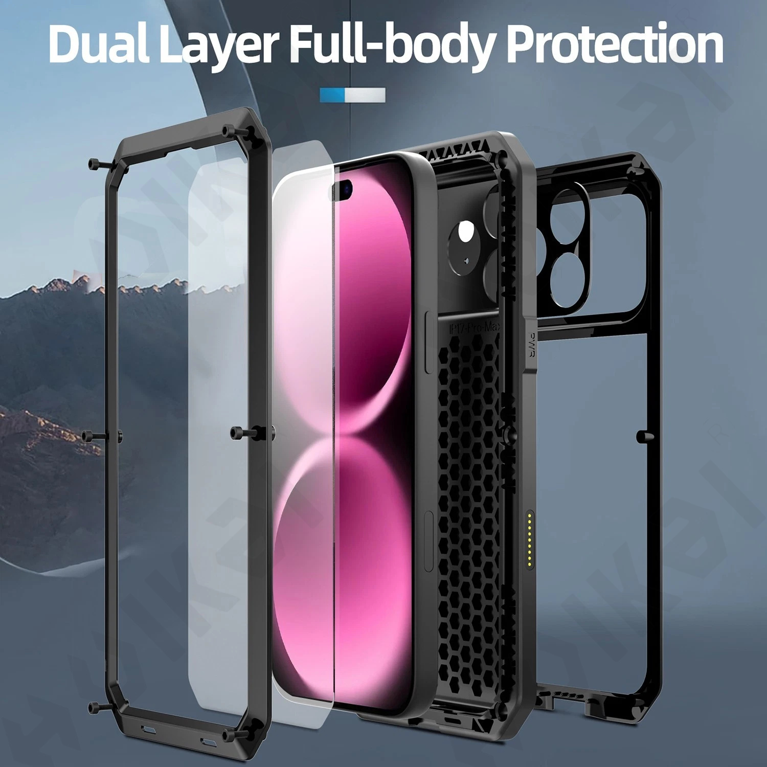 Case For iPhone 18 17 16 15 14 - Heavy Duty 360 Full Body Protective Case ulasan dan harga