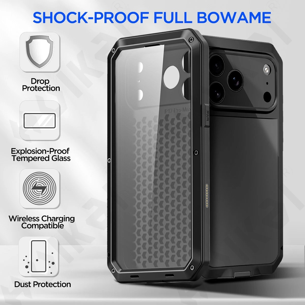 Case For iPhone 18 17 16 15 14 - Heavy Duty 360 Full Body Protective Case ulasan dan harga