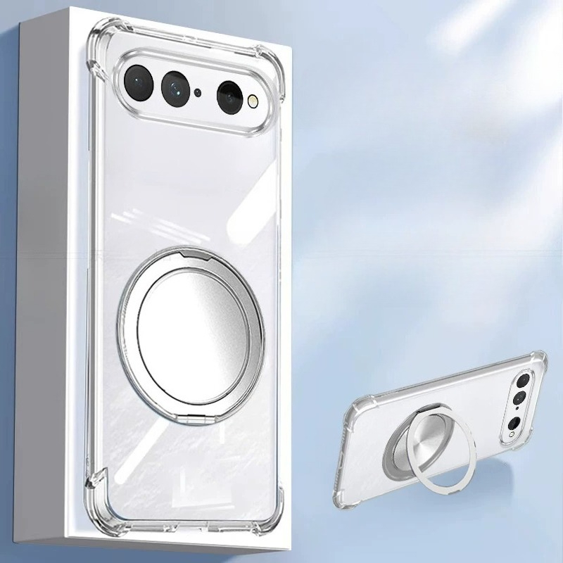 Magnetic Holder Case For Huawe - Clear Shockproof Bumper Case ulasan dan harga