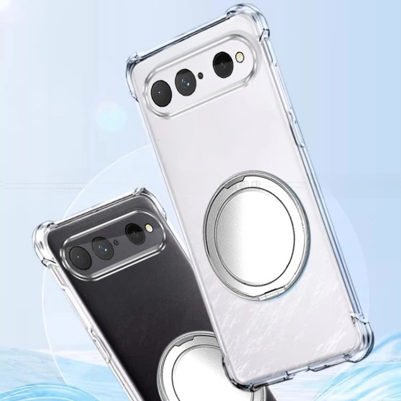 Magnetic Holder Case For Huawe - Clear Shockproof Bumper Case ulasan dan harga