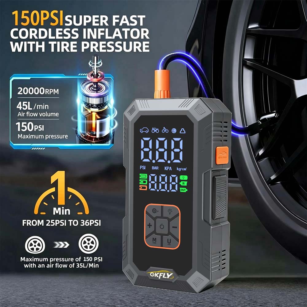 4 IN 1 Car Jump Starter 8000A  - Power Banks ulasan dan harga