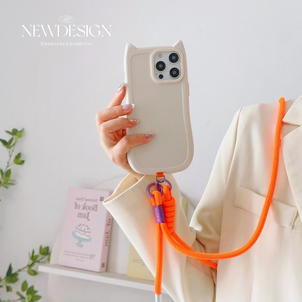 Fashion Simple INS Adjustable  - Crossbody Lanyard Neck Strap Case ulasan dan harga
