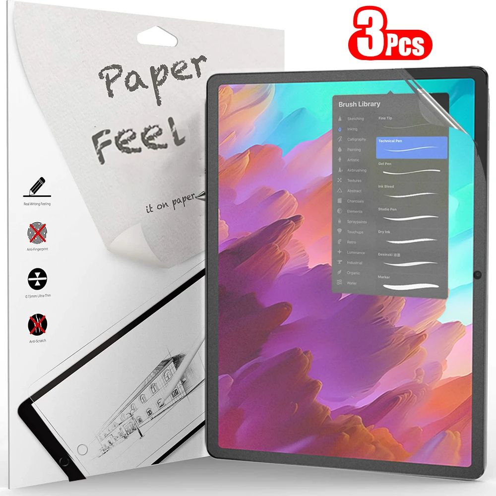 3Pcs Like Paper Feel Screen Pr - Matte Anti Glare Screen Protector ulasan dan harga