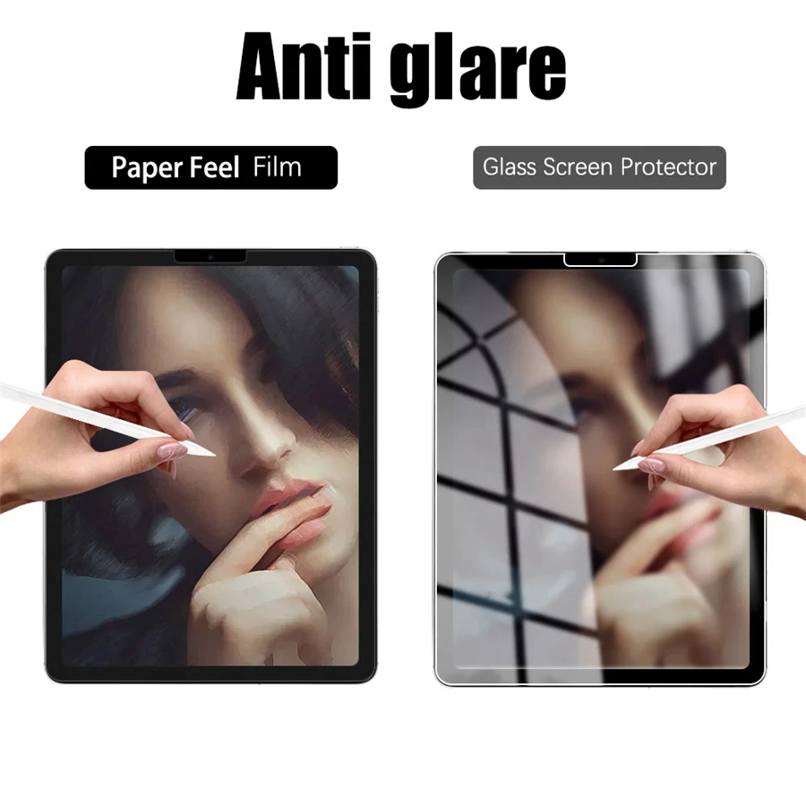 3Pcs Like Paper Feel Screen Pr - Matte Anti Glare Screen Protector ulasan dan harga