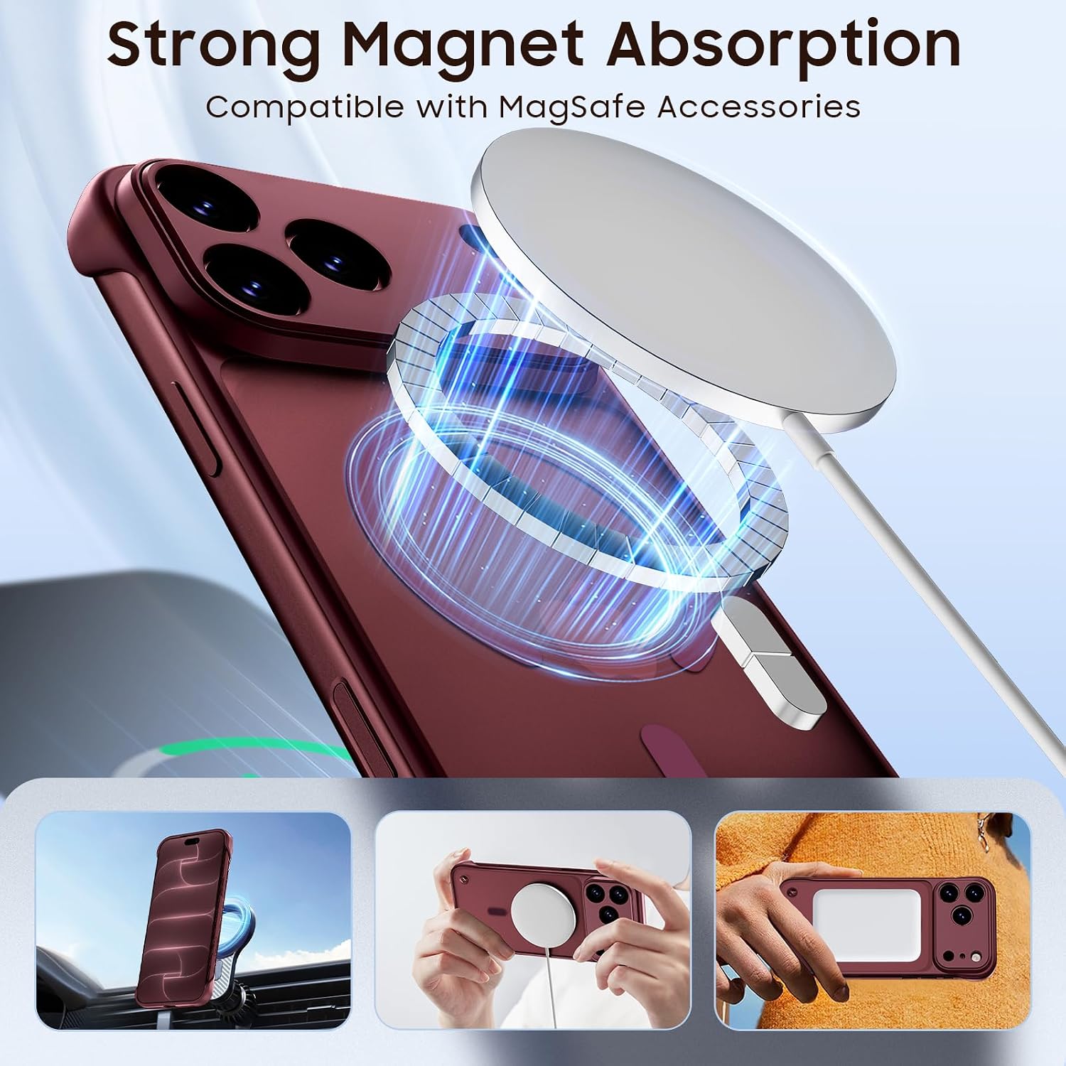 Magnetic Ultra-Thin Phone Case - Ultra Thin Frameless Phone Cover ulasan dan harga