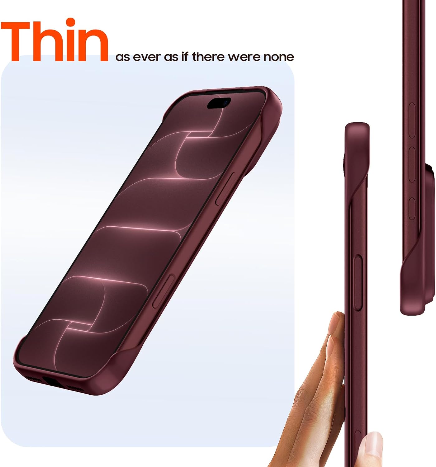 Magnetic Ultra-Thin Phone Case - Ultra Thin Frameless Phone Cover ulasan dan harga